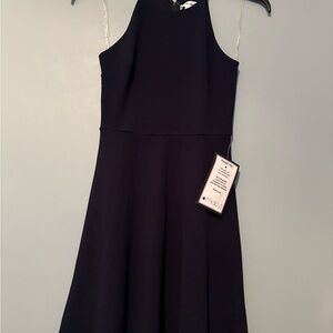 Emerald Sundae Navy Midi Dress S $20